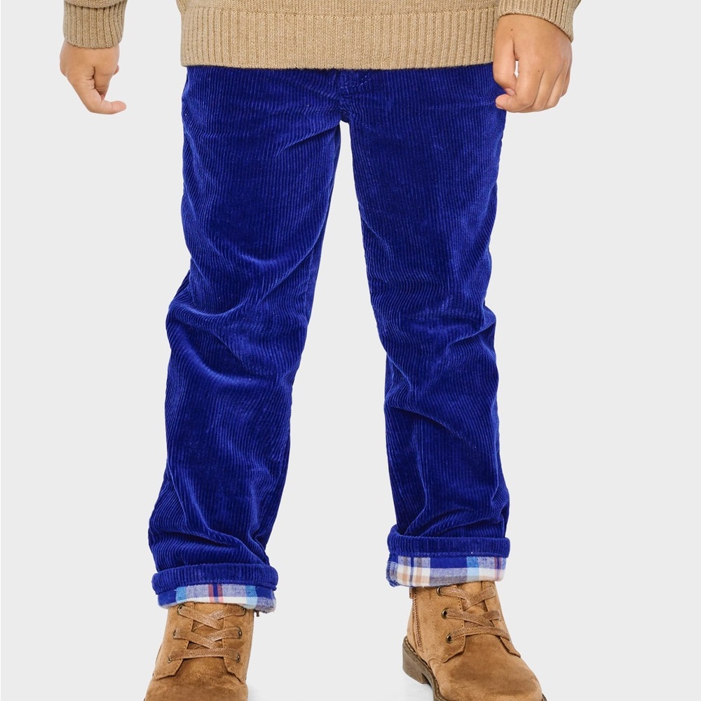 Gymboree Boys Corduroy Roll Cuff Pants - Blue